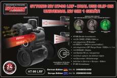 SYTONG HT 99 LRF - HD- GERMAN EDITION 16mm mit Umschaltbar IR- Modus von 850nm auf 940nm DUAL USE CLIP ON NV-GEREÄT