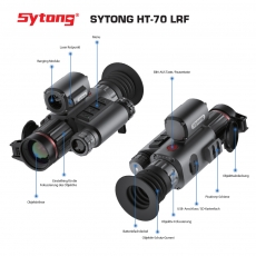 SYTONG HT-70 LRF HD- NV 850nm / 940nm OLED DISPLAY Nachtsicht Zielgerät Art Nr. 2407001