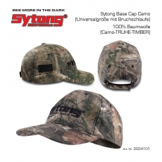 BASE CAP SYTONG CAMO-BLACK-EDITION - mit SYTONG BLACK DIREKTEINSTICKUNG Art.Nr.2024102 BASE CAP SYTONG CAMO-BLACK-EDITION - mit SYTONG BLACK DIREKTEINSTICKUNG Art.Nr.2024102