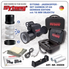 SYTONG-JAGDKOFFER-SET CARBON HT-66 GERMAN EDYTION m.16 mm Objektiv Art.Nr.26009