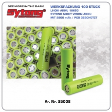 LI-ION- AKKU 18650 SYTONG AKKU mit 2900 mAh/PCB geschützt Art.Nr.25008
