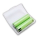 Akkubox Universal transparent inklusive 2 Stück Sytong 18650 Akku - 2900 mAh Zellen Art.Nr.250024