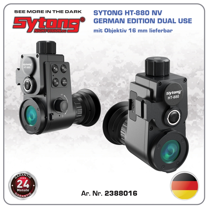 SYTONG HT-880/16mm IR-STRAHLER ohne EDITION Linse integrierten GERMAN