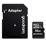 Speicherkarte micro SD GOODRAM microSDHC 32GB Class 10 UHS1 + SD Adapter Art.Nr.22007